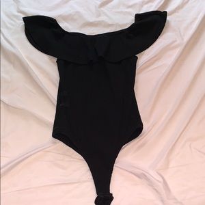Off the shoulder Body Suit